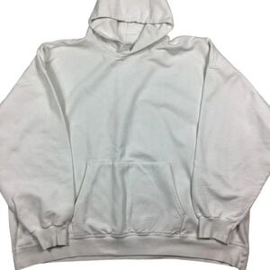 Vintage 90s pure white hoodie 2XL